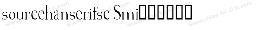 sourcehanserifsc Smi字体转换